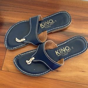 Kinos Handmade in Key West Sz 9 NAVY BLUE